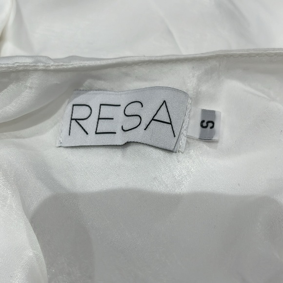 Resa river satin maxi dress in white size S. NWOT - Picture 8 of 11